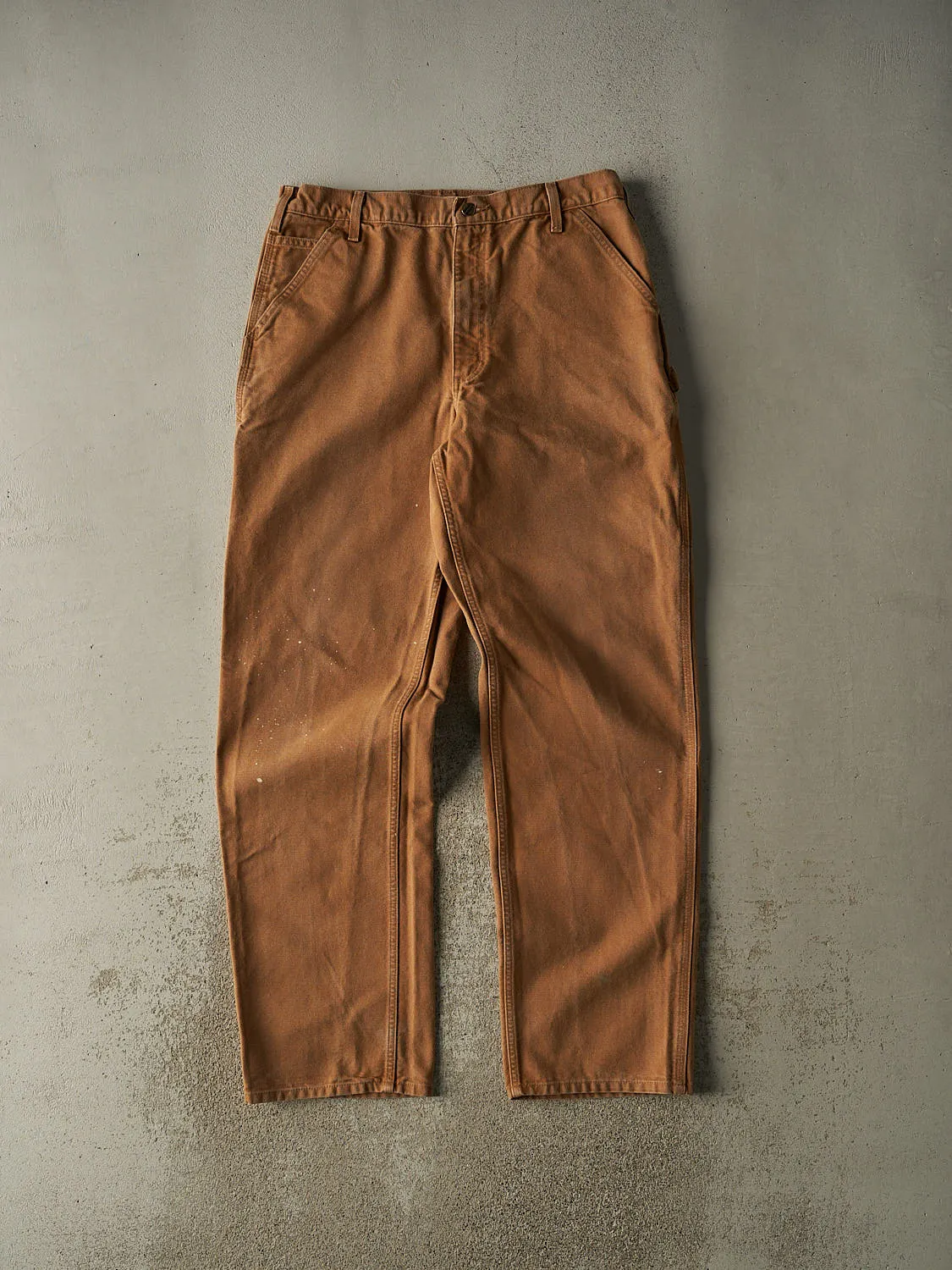 Vintage Y2K Camel Carhartt Carpenter Pants (35x35) sold by Rebalance Vintage