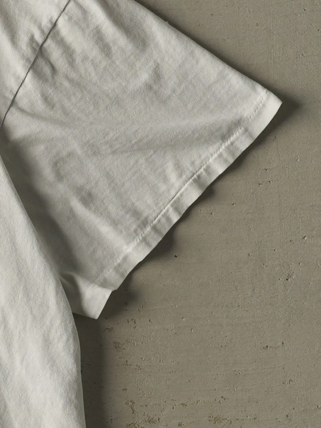 Vintage 90s White Varsity Pilgrims Single Stitch Tee (L/XL) sold by Rebalance Vintage product image thumbnail 4