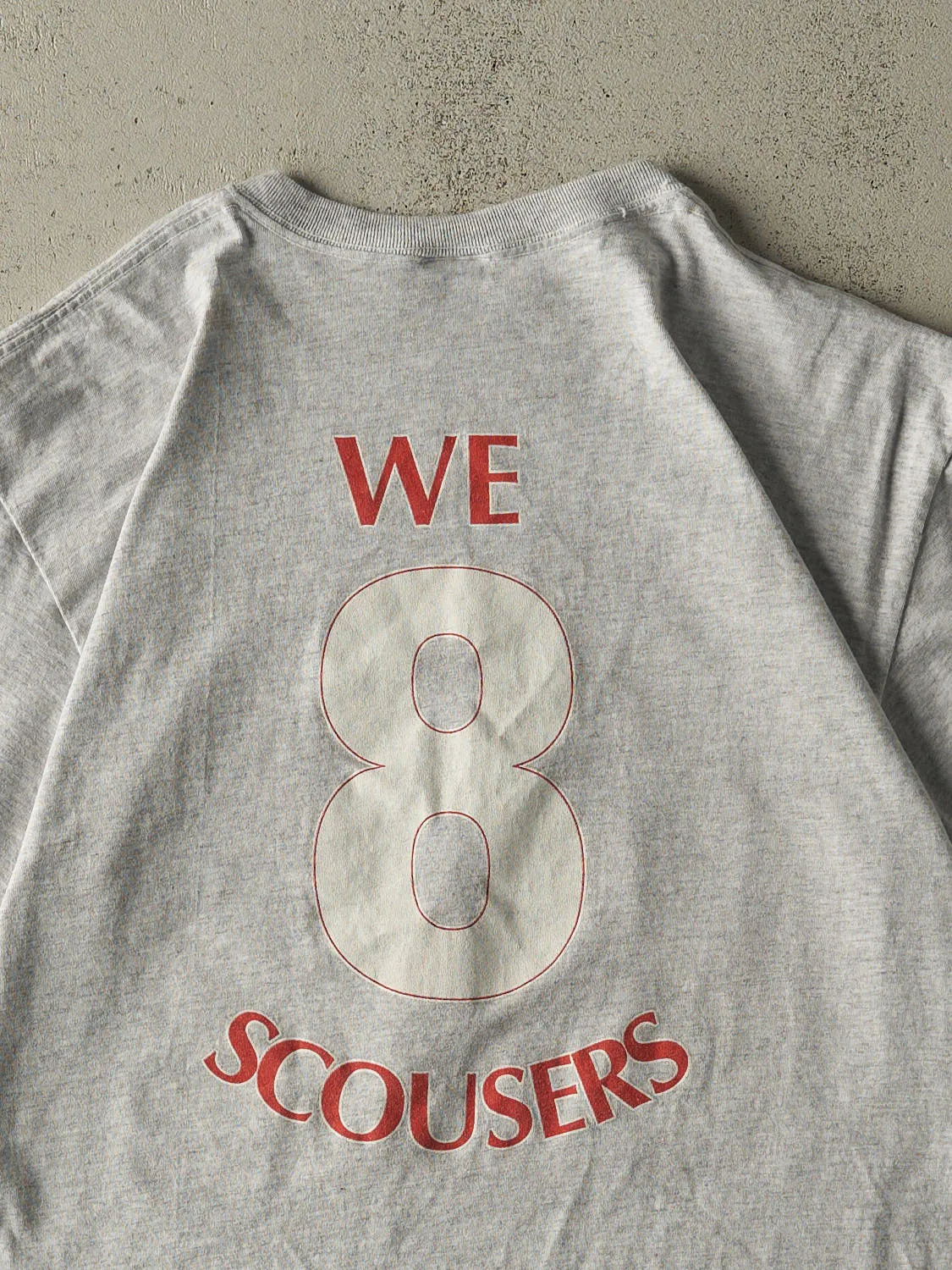 Vintage Y2K Heather Grey Soccer Tee (L/XL) sold by Rebalance Vintage product image thumbnail 4