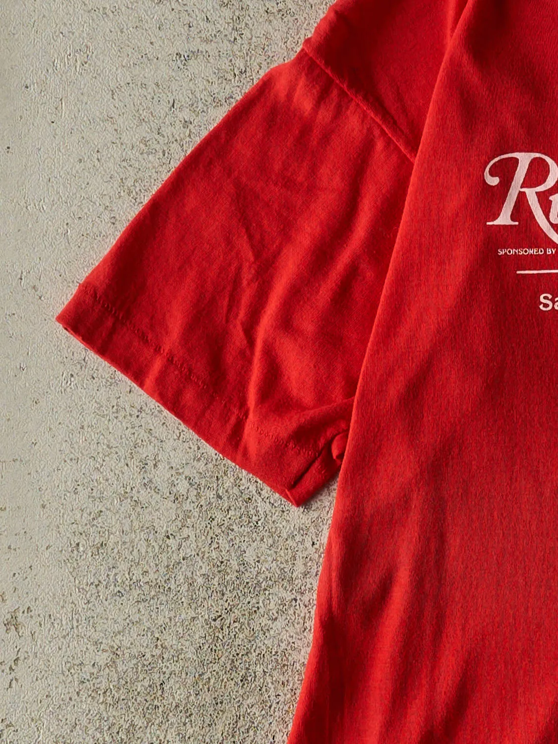 Vintage 86' Red Run For Fun Single Stitch Tee (XXS) sold by Rebalance Vintage product image thumbnail 3