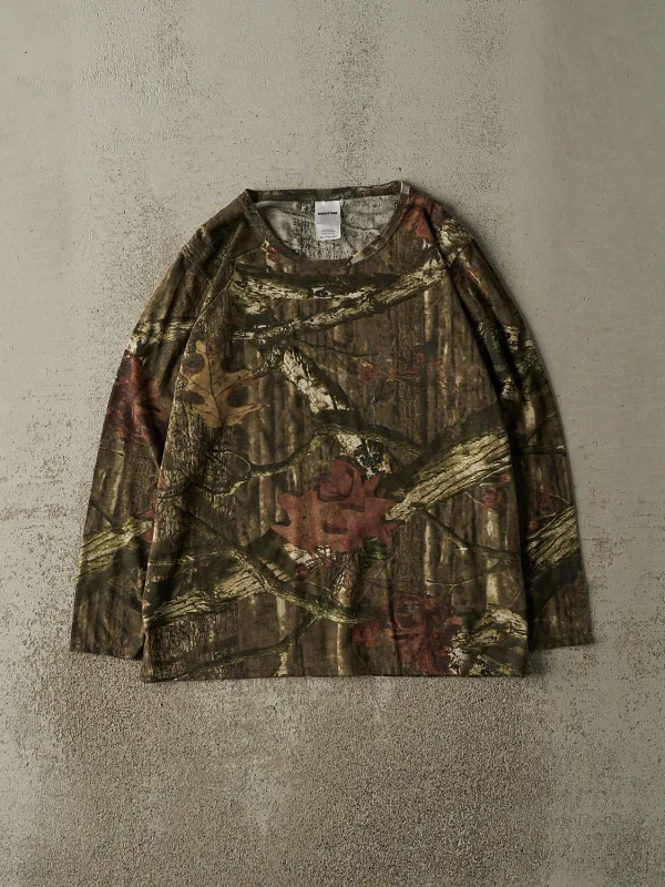 Vintage Y2K Camo Mossy Oak Long Sleeve (M/L) sold by Rebalance Vintage