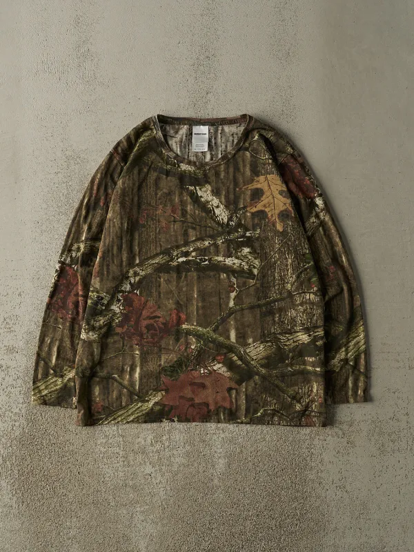 Vintage Y2K Camo Mossy Oak Long Sleeve (M/L) sold by Rebalance Vintage