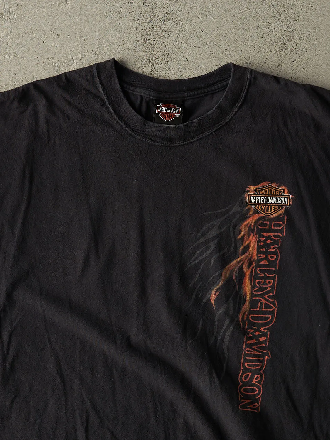 Vintage 08' Black Harley Davidson Hawkesbury Cut Off Tee (XXL) sold by Rebalance Vintage product image thumbnail 3