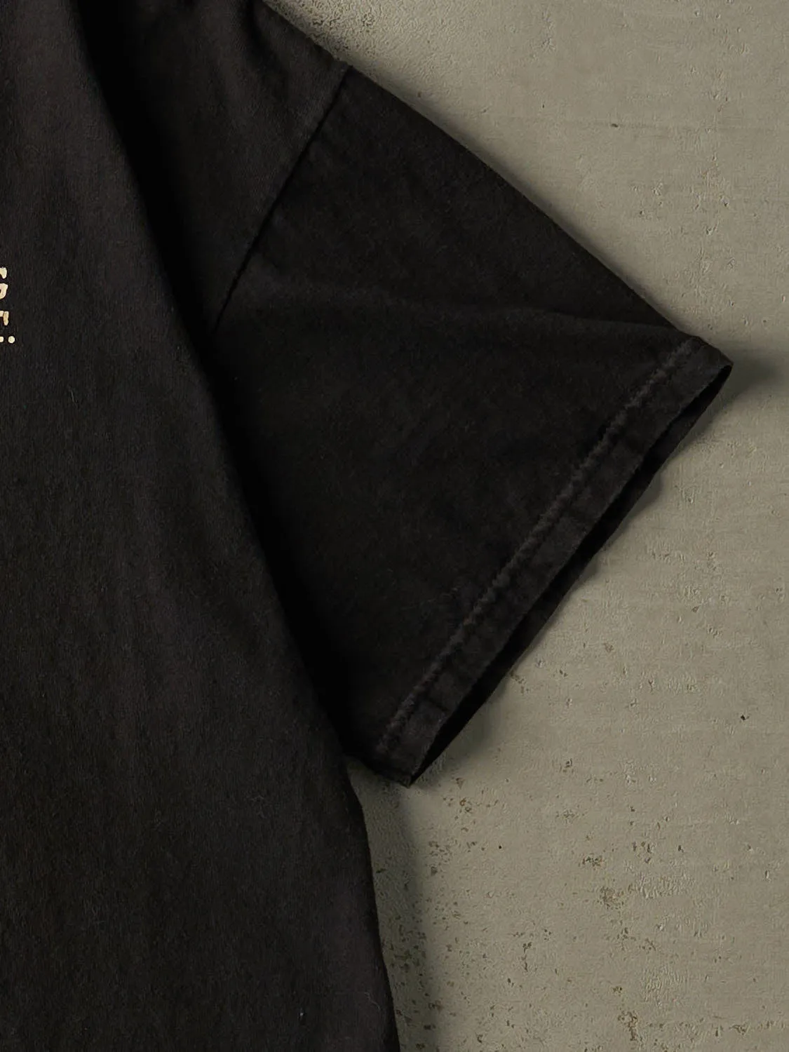 Vintage Y2K Black "Getting Lucky" Slogan Tee (L) sold by Rebalance Vintage product image thumbnail 4