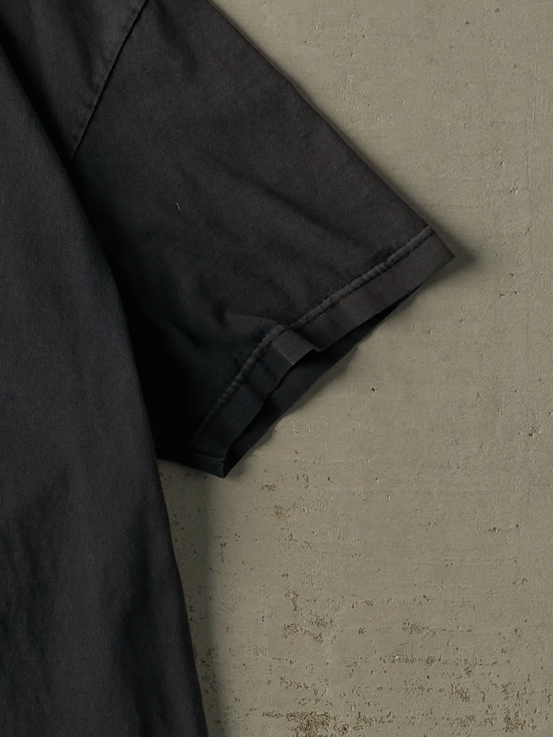 Vintage Y2K Faded Black "Your Village Called" Slogan Tee (XL) sold by Rebalance Vintage product image thumbnail 4