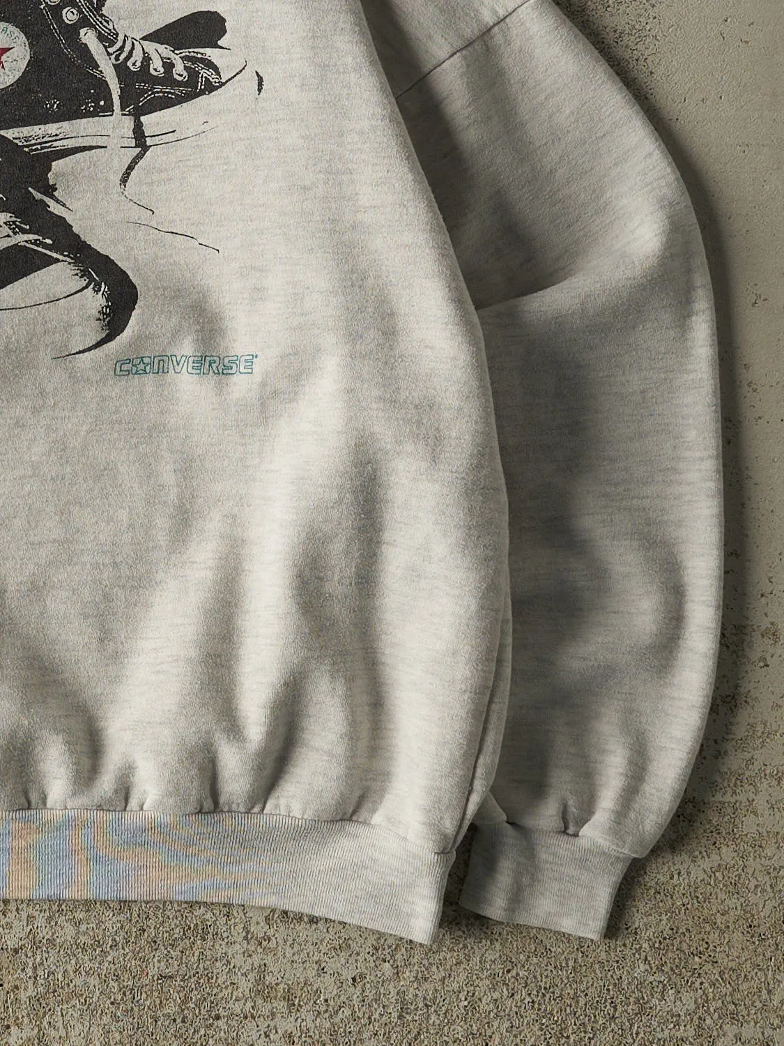 Vintage 80s Heather Grey Converse Crewneck (XS) sold by Rebalance Vintage product image thumbnail 4