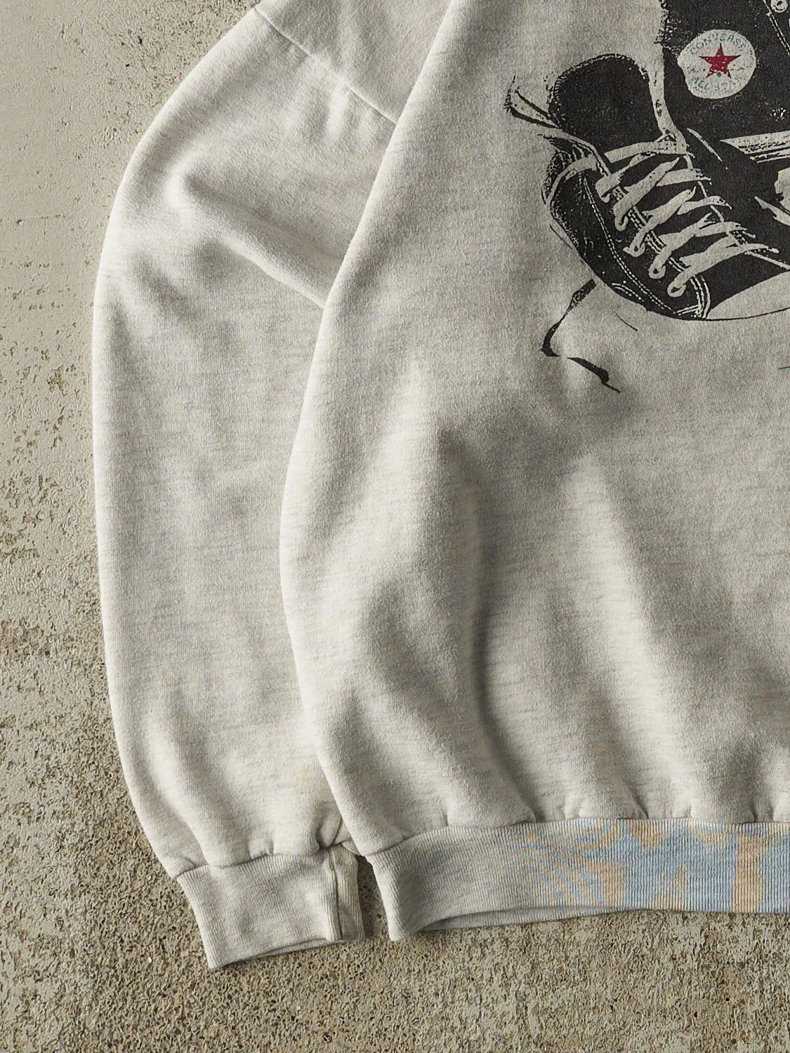 Vintage 80s Heather Grey Converse Crewneck (XS) sold by Rebalance Vintage product image thumbnail 3