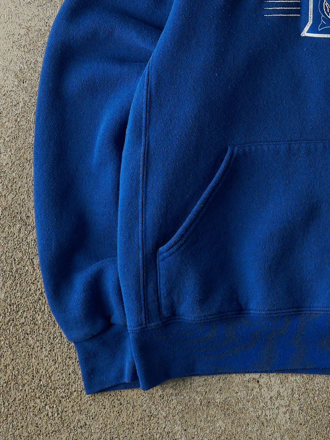 Vintage Y2K Blue Russell Athletic Duke University Embroidered Hoodie (XS/S) sold by Rebalance Vintage product image thumbnail 3