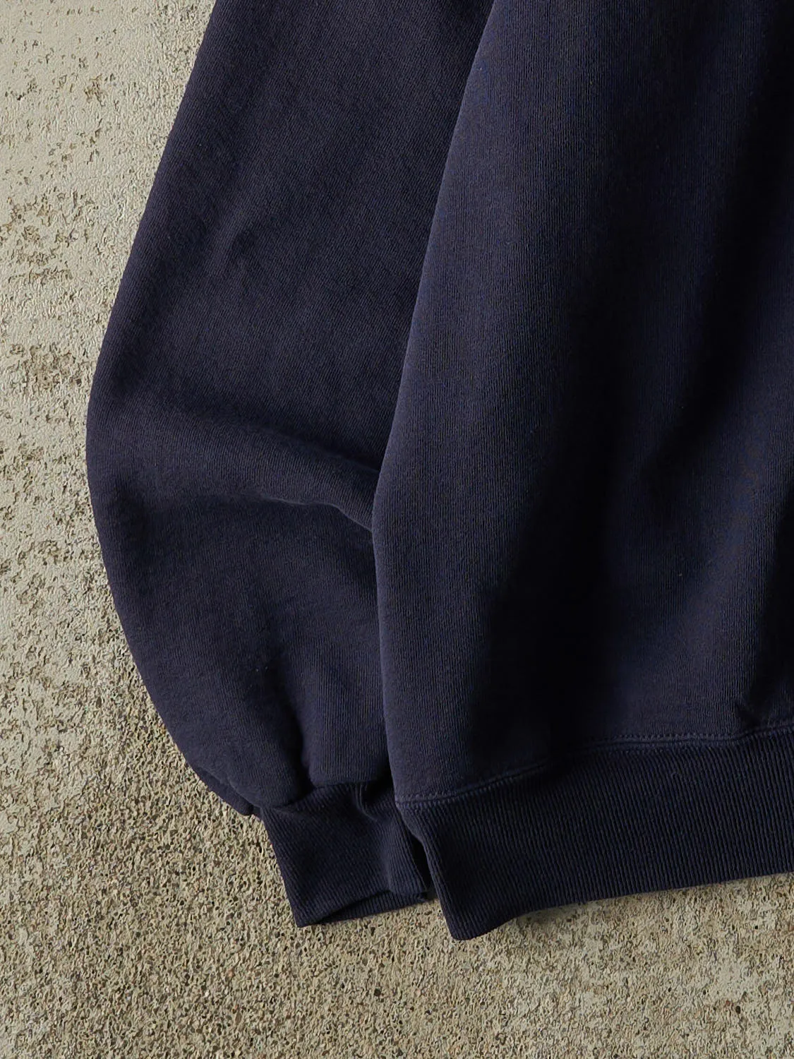 Vintage 90s Navy Blue Russell Athletic Blank Crewneck (L) sold by Rebalance Vintage product image thumbnail 3