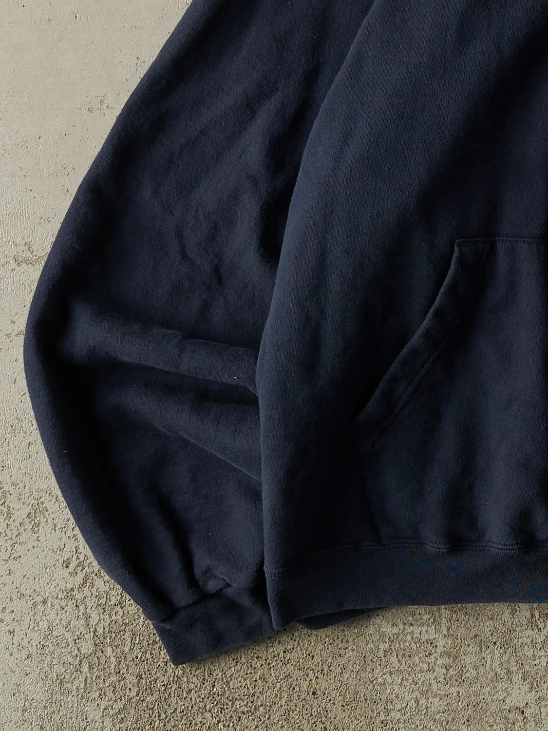 Vintage Y2K Navy Blue Champion Embroidered Zip Up Hoodie (XL/XXL) sold by Rebalance Vintage product image thumbnail 3