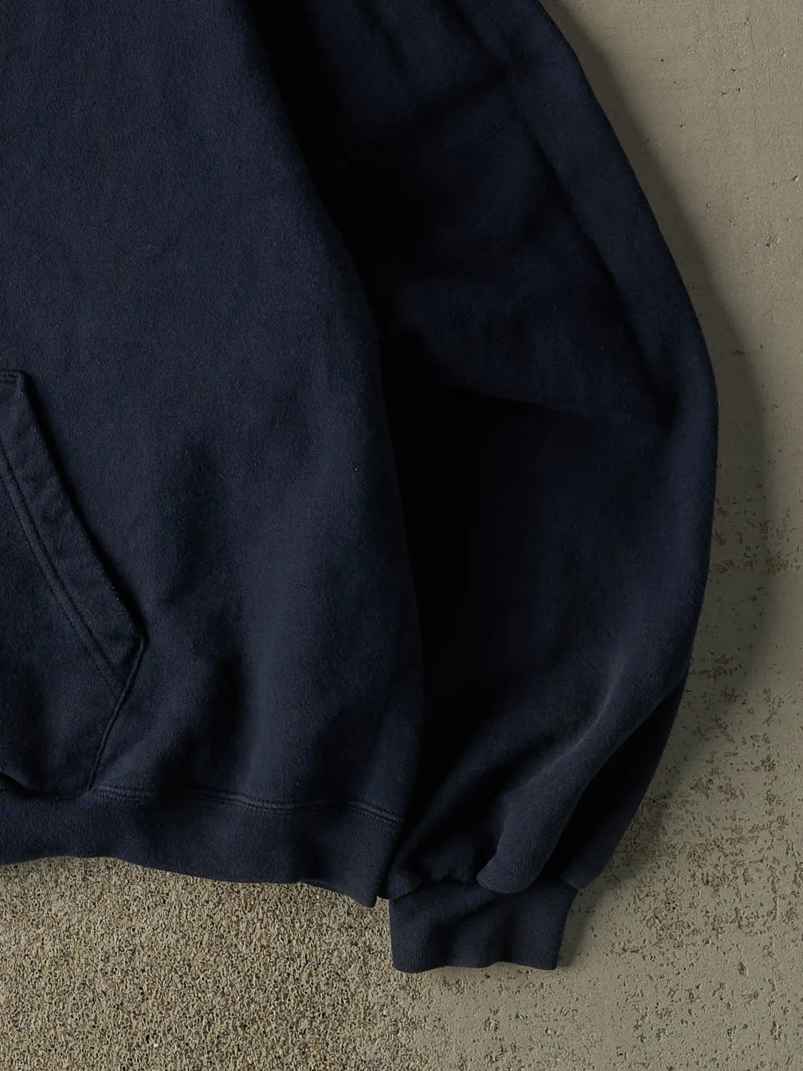 Vintage Y2K Navy Blue Champion Embroidered Zip Up Hoodie (XL/XXL) sold by Rebalance Vintage product image thumbnail 4