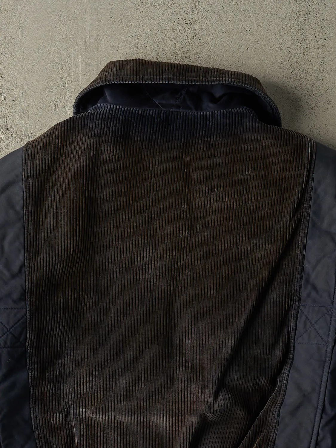 Vintage 80s Navy Blue Puffer Heavyweight Work Jacket (S/M) sold by Rebalance Vintage product image thumbnail 4