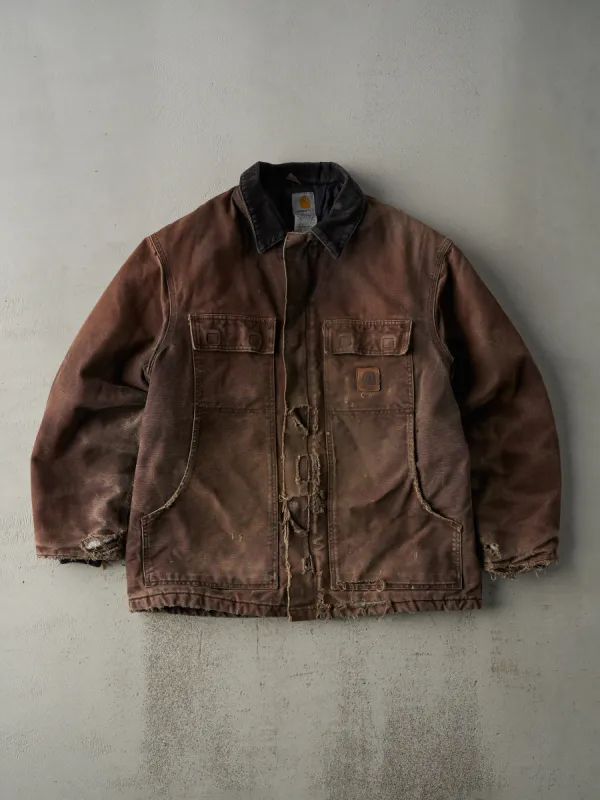 Vintage 90s Chocolate Brown Carhartt Arctic Jacket (M/L) sold by Rebalance Vintage