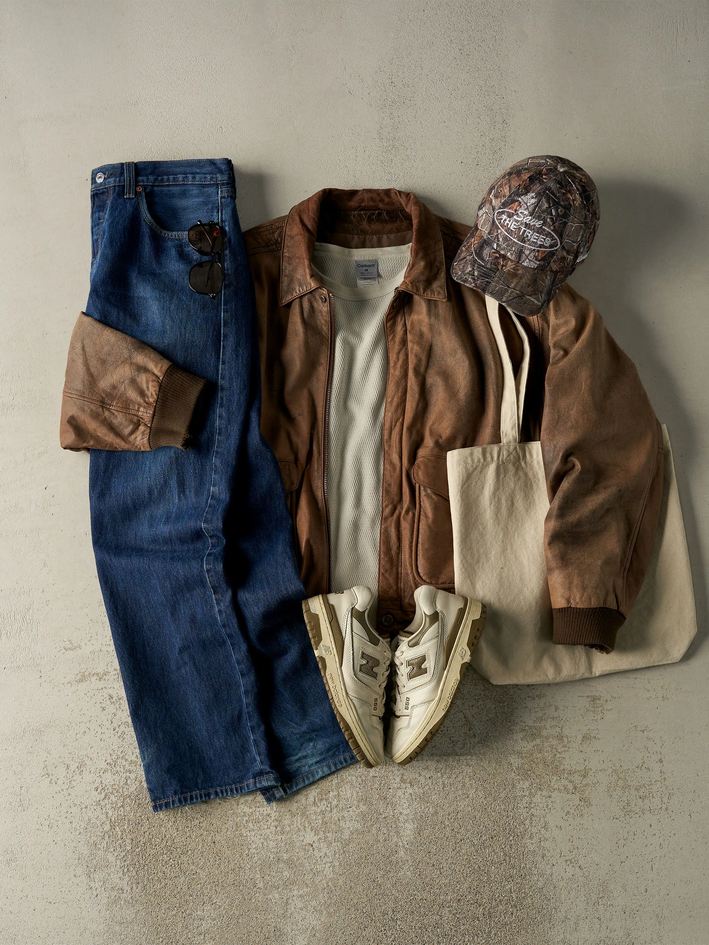 Vintage 90s Faded Brown Wilsons Bomber Flight Jacket (XL) sold by Rebalance Vintage product image thumbnail 2