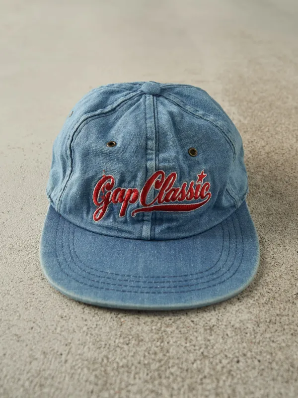 Vintage 90s Light Wash Gap Embroidered Strapback (O/S) sold by Rebalance Vintage