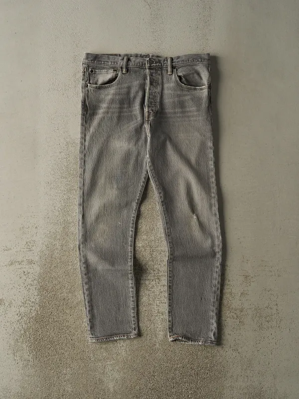 Vintage Y2K Grey Levi's 501 Denim Pants (34x29) sold by Rebalance Vintage