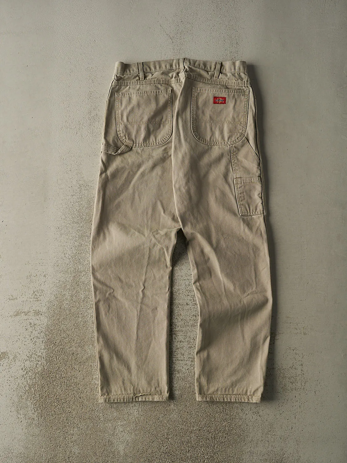 Vintage 90s Beige Dickies Carpenter Pants (33x33) sold by Rebalance Vintage product image thumbnail 2