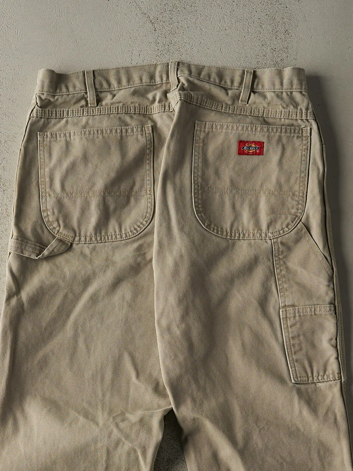 Vintage 90s Beige Dickies Carpenter Pants (33x33) sold by Rebalance Vintage product image thumbnail 4