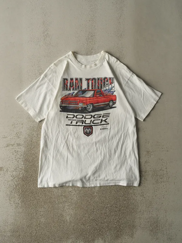 Vintage 95' White Dodge Ram Truck Single Stitch Tee (XL/XXL) sold by Rebalance Vintage