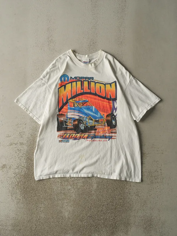 Vintage 03' White Mopar Million Racing Tee (XL/XXL) sold by Rebalance Vintage
