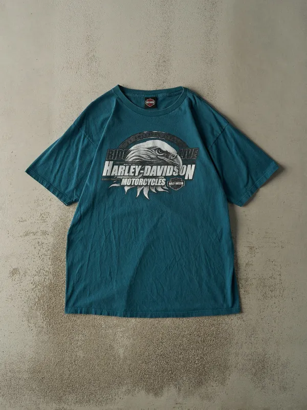 Vintage 06' Teal Harley Davidson Pataskala OH Tee (XL/XXL) sold by Rebalance Vintage