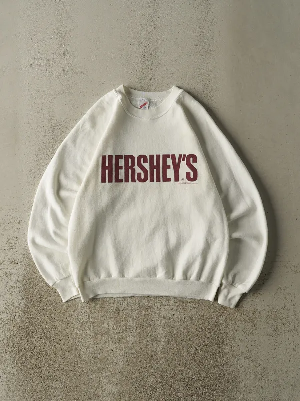 Vintage 90' White Hershey's Crewneck (S/M) sold by Rebalance Vintage