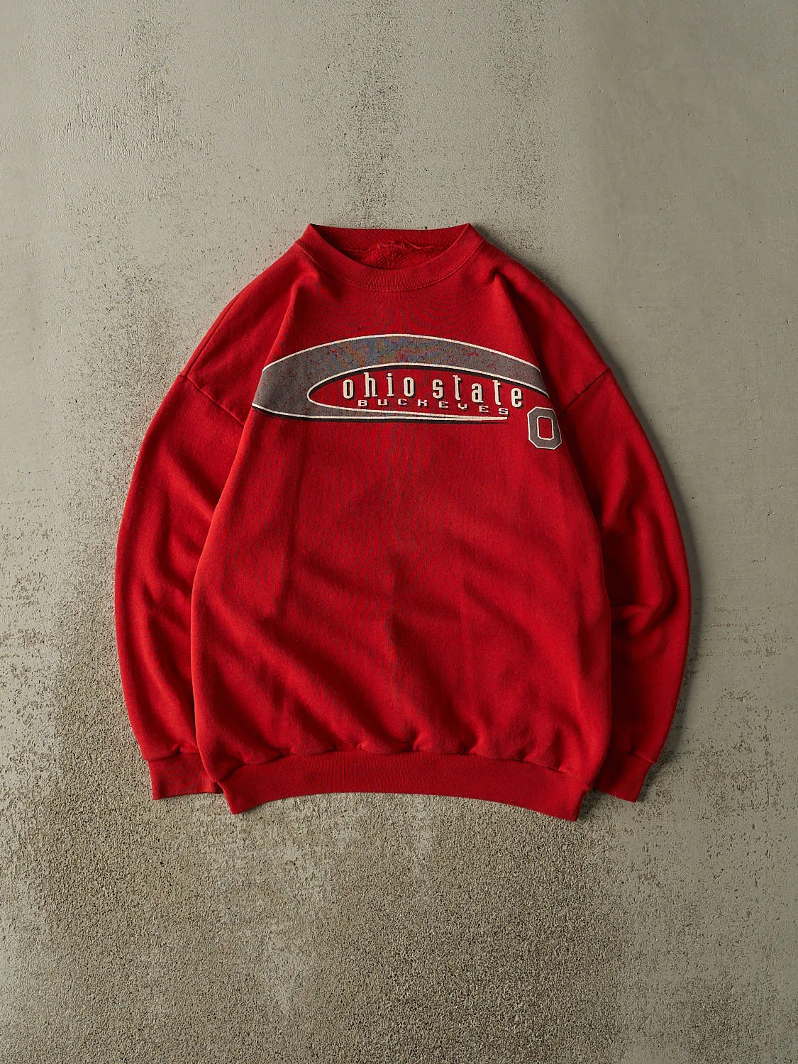 Vintage 90s Red Ohio State Buckeyes Crewneck (M) sold by Rebalance Vintage