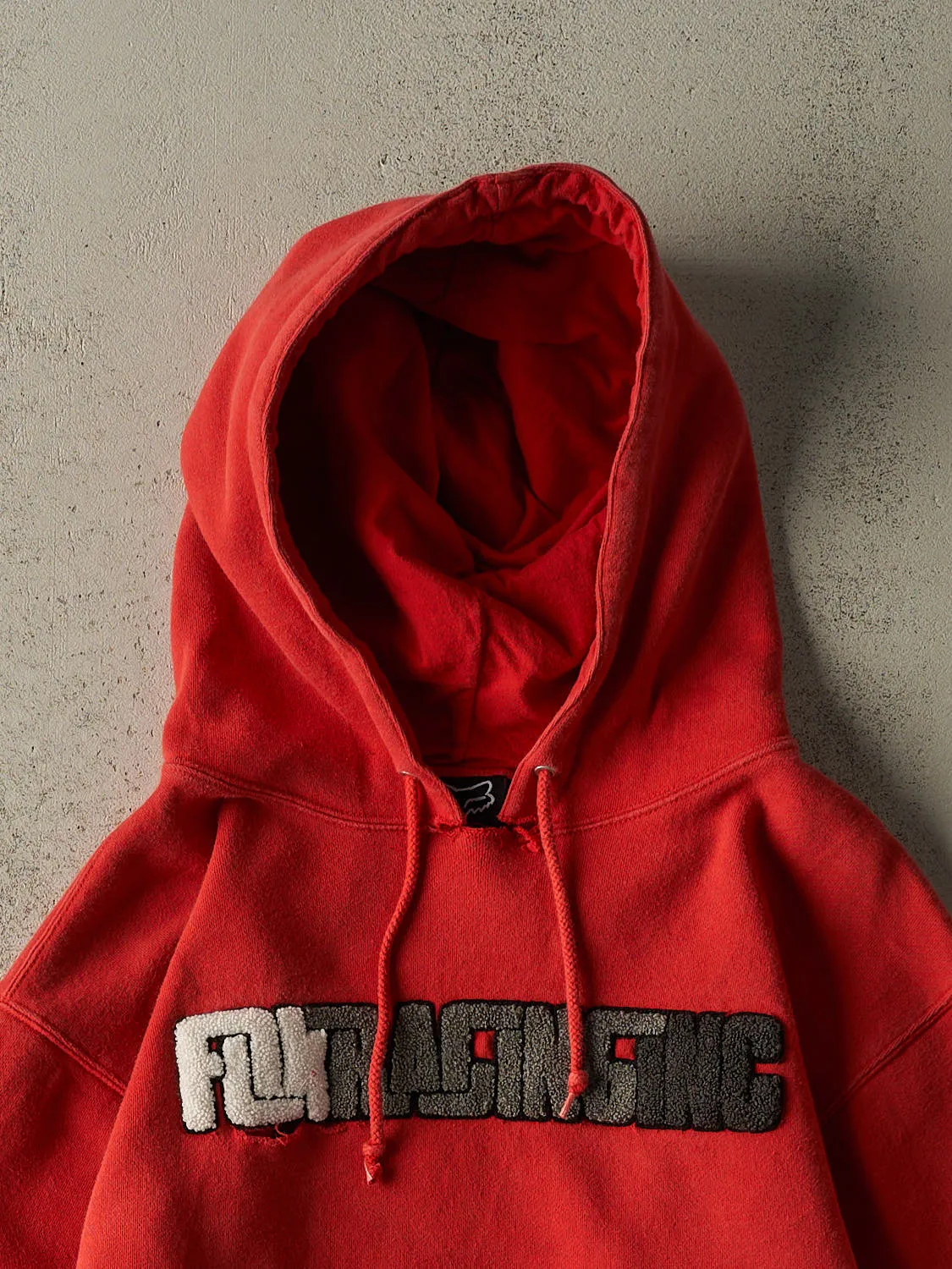 Vintage Y2K Red Fox Racing Embroidered Hoodie (S/M) sold by Rebalance Vintage product image thumbnail 2