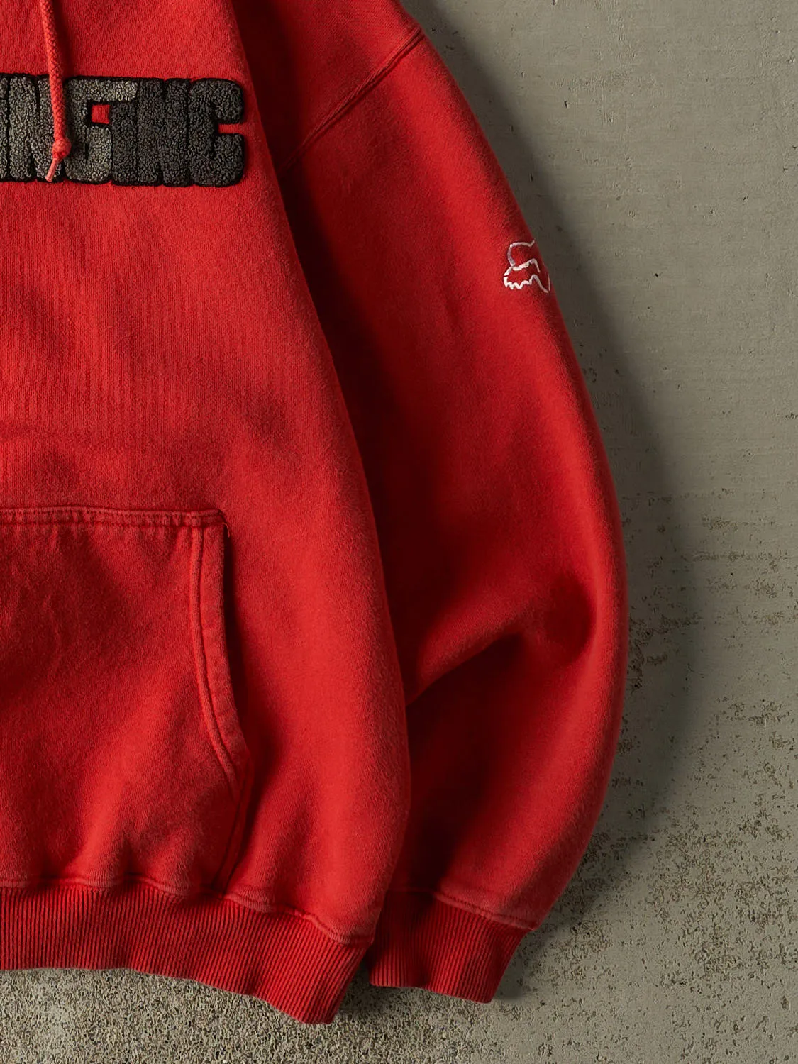 Vintage Y2K Red Fox Racing Embroidered Hoodie (S/M) sold by Rebalance Vintage product image thumbnail 3