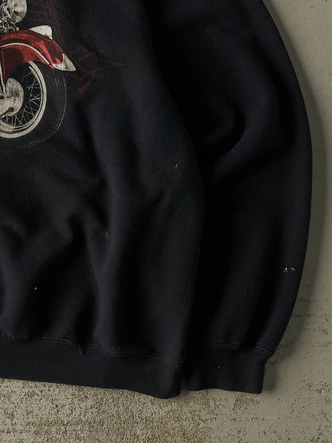 Vintage 90s Black Vintage Classics Biker Crewneck (L/XL) sold by Rebalance Vintage product image thumbnail 4