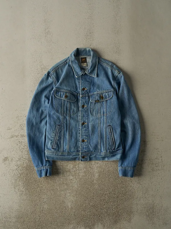 Vintage 90s Light Wash Hard Rock Cafe Save the Planet Embroidered Jean Jacket (S) sold by Rebalance Vintage