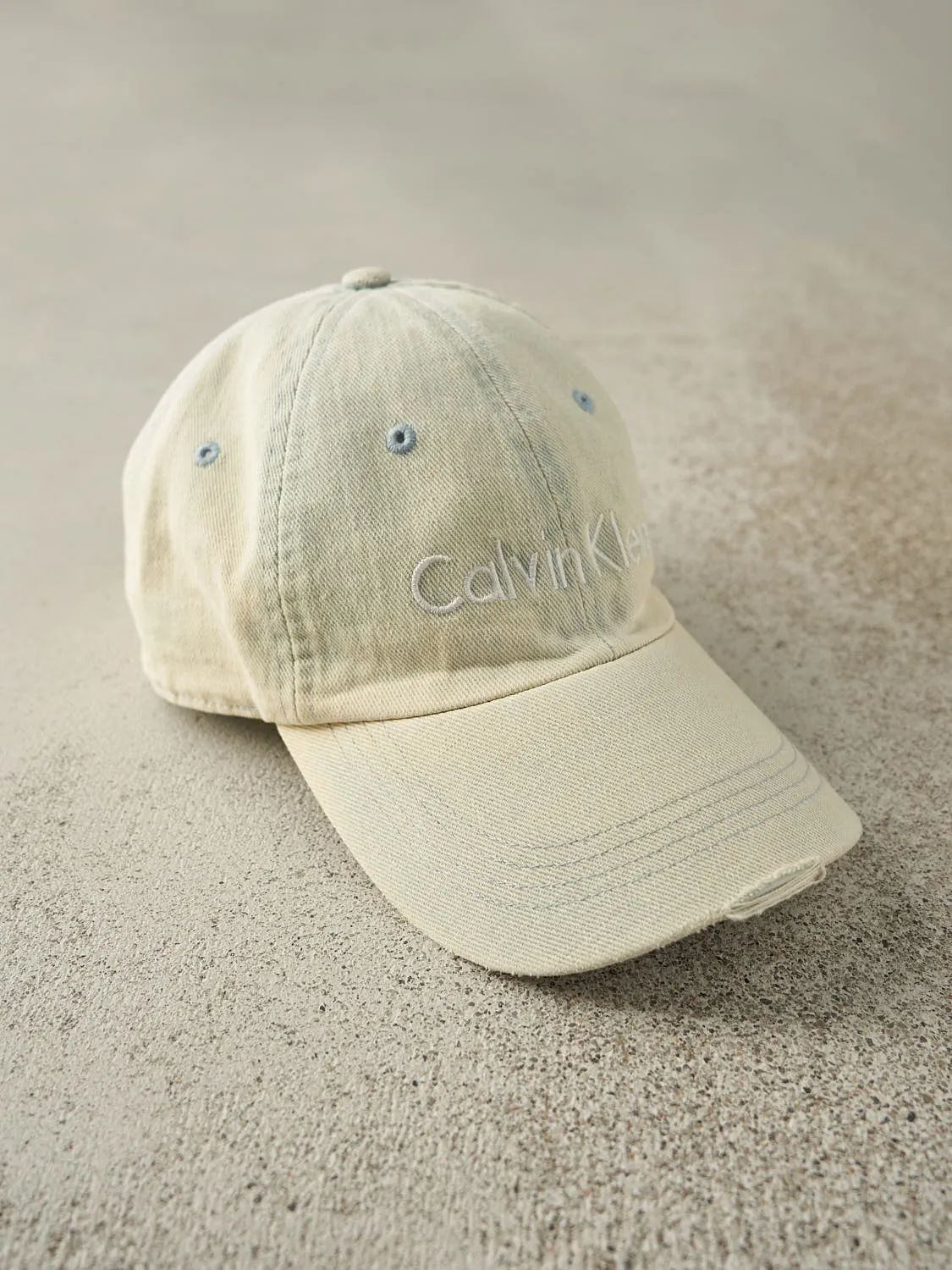Vintage 90s Light Wash Calvin Klein Strapback (O/S) sold by Rebalance Vintage product image thumbnail 3