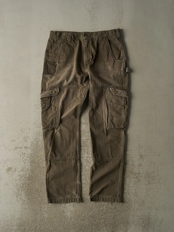 Vintage Y2K Sun Faded Brown Carhartt Utility Work Pants (36x33) sold by Rebalance Vintage