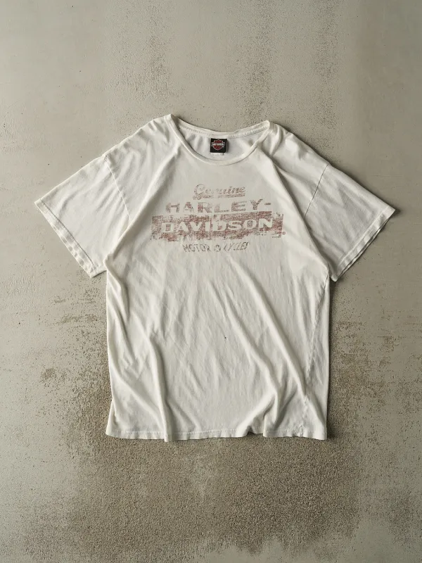 Vintage 09' White Harley Davidson Lafayette, LA Tee (XL/XXL) sold by Rebalance Vintage