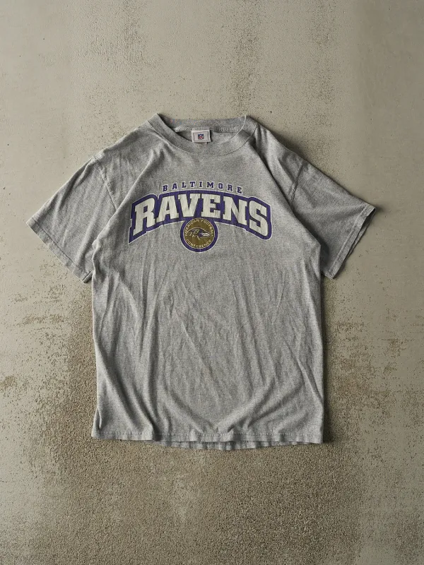 Vintage Y2K Grey Baltimore Ravens Tee (L/XL) sold by Rebalance Vintage