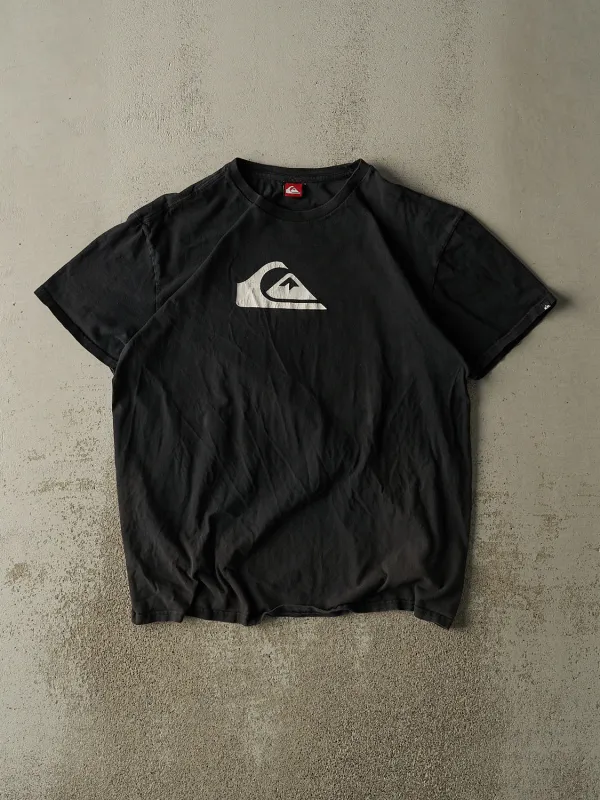 Vintage Y2K Black Quiksilver Logo Tee (XL) sold by Rebalance Vintage