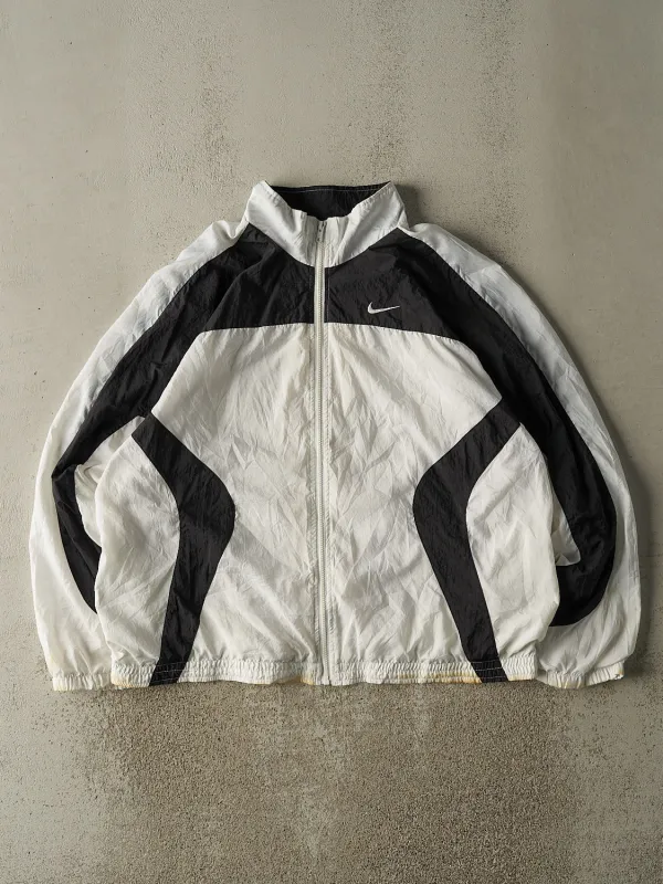 Vintage Y2K White & Black Nike Windbreaker (XL) sold by Rebalance Vintage
