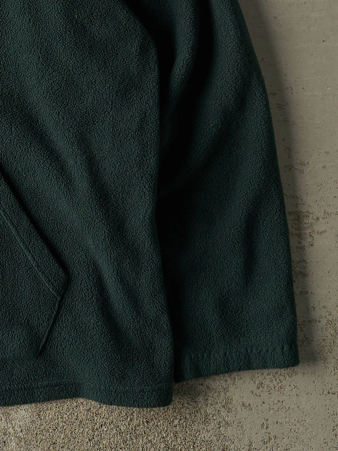 Vintage 90s Green Boca Athletic Embroidered Fleece Hoodie (XL/XXL) sold by Rebalance Vintage product image thumbnail 4