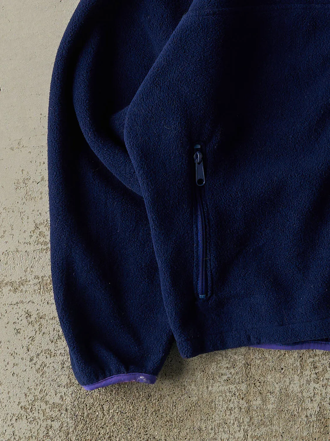 Vintage 90s Royal Blue LL Bean Embroidered Zip Up Fleece (M/L) sold by Rebalance Vintage product image thumbnail 3