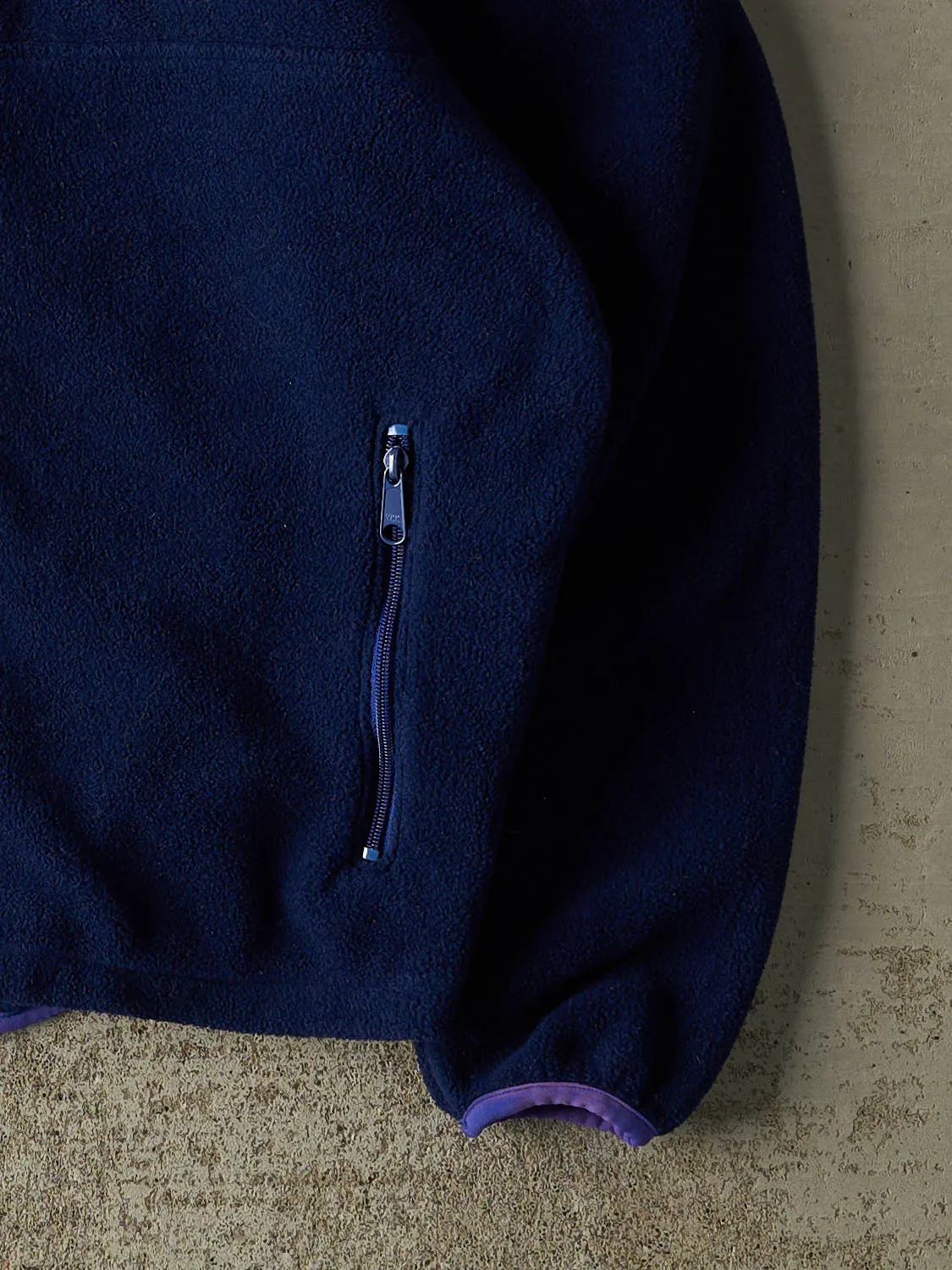 Vintage 90s Royal Blue LL Bean Embroidered Zip Up Fleece (M/L) sold by Rebalance Vintage product image thumbnail 4