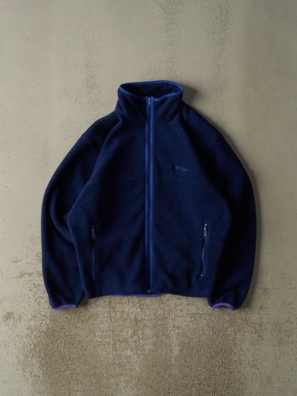 Vintage 90s Royal Blue LL Bean Embroidered Zip Up Fleece (M/L) sold by Rebalance Vintage