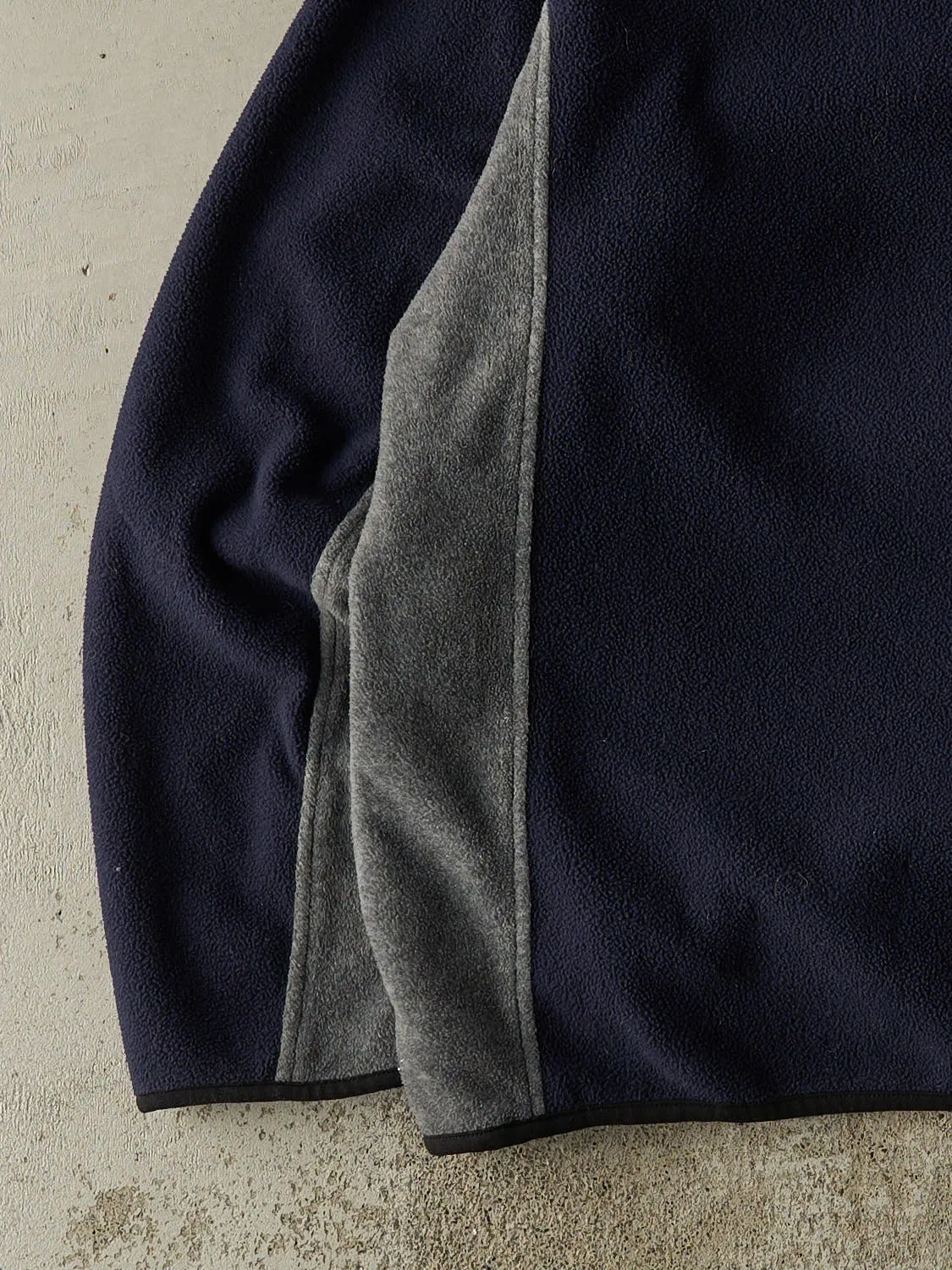Vintage 90s Navy Blue Old Navy Quarter Zip Fleece (XXL) sold by Rebalance Vintage product image thumbnail 3