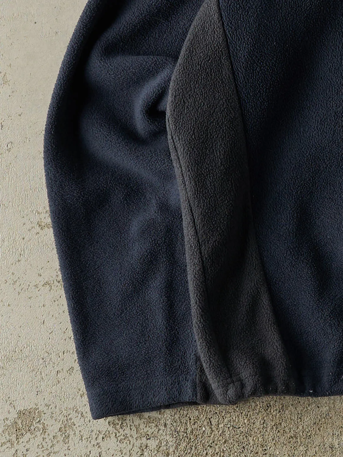 Vintage 90s Navy Blue Old Navy Embroidered Quarter Zip Fleece (L/XL) sold by Rebalance Vintage product image thumbnail 3