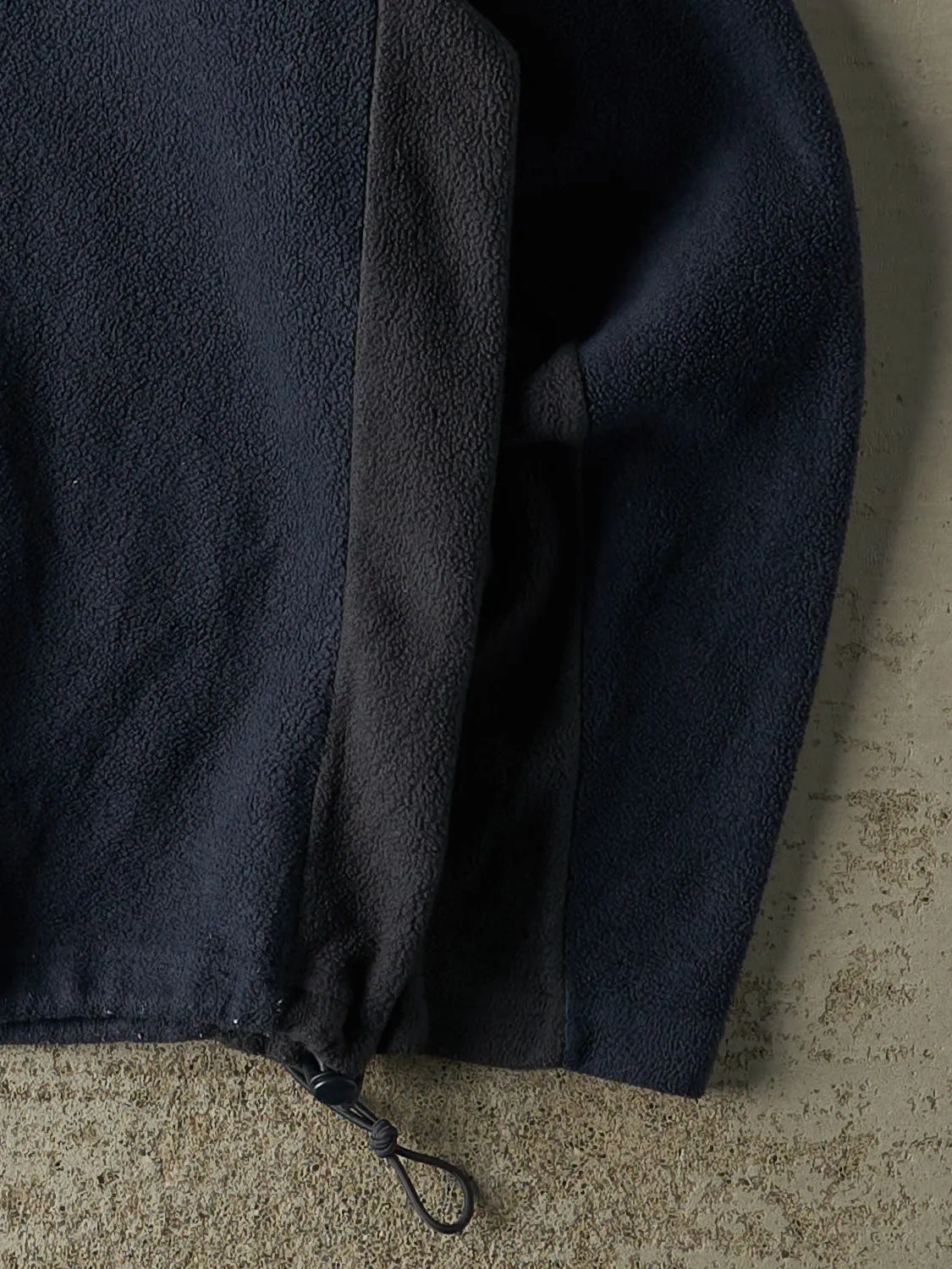 Vintage 90s Navy Blue Old Navy Embroidered Quarter Zip Fleece (L/XL) sold by Rebalance Vintage product image thumbnail 4