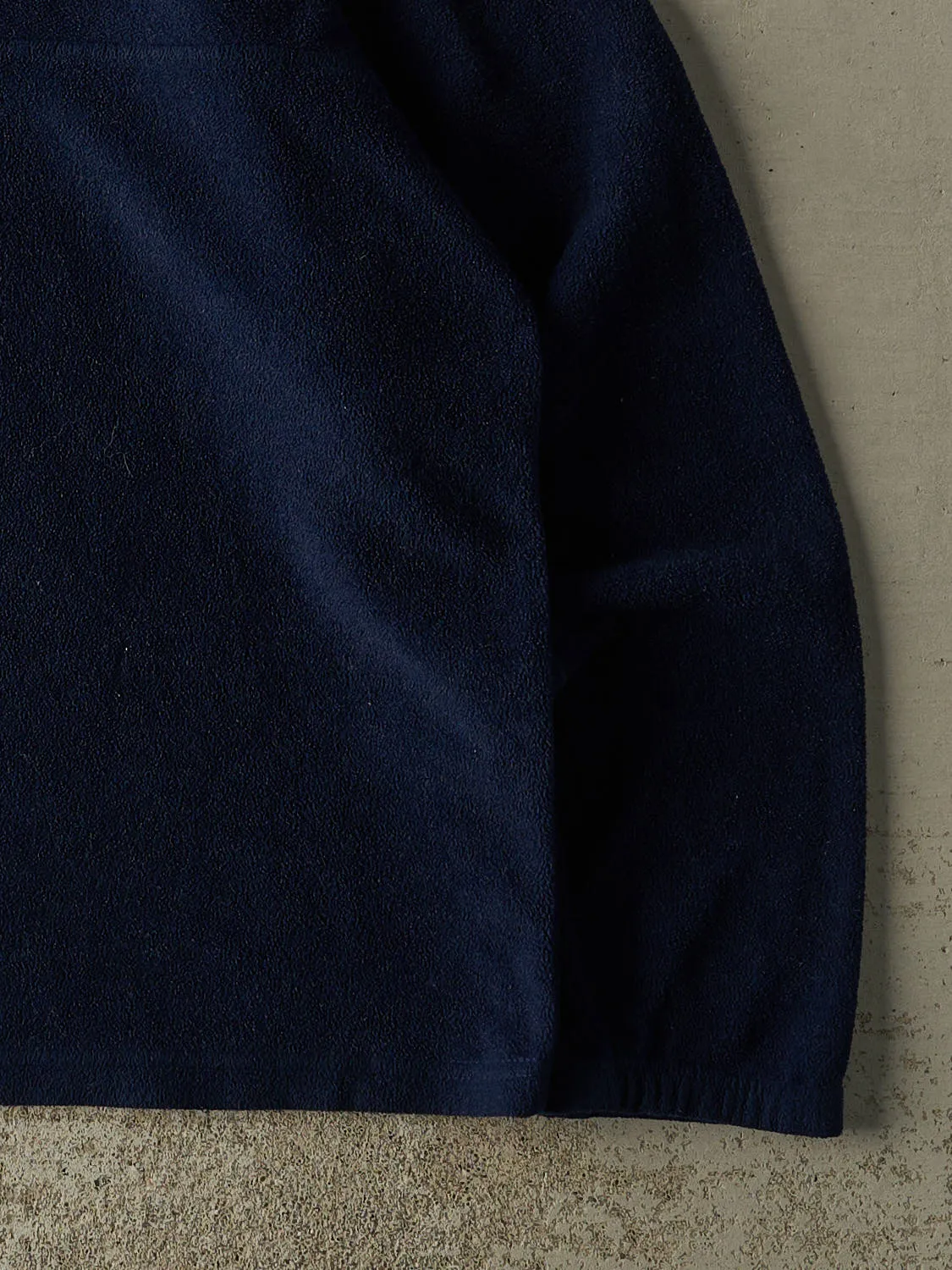 Vintage 90s Navy Blue Sports Illustrated Embroidered Quarter Zip Fleece (XL/XXL) sold by Rebalance Vintage product image thumbnail 4