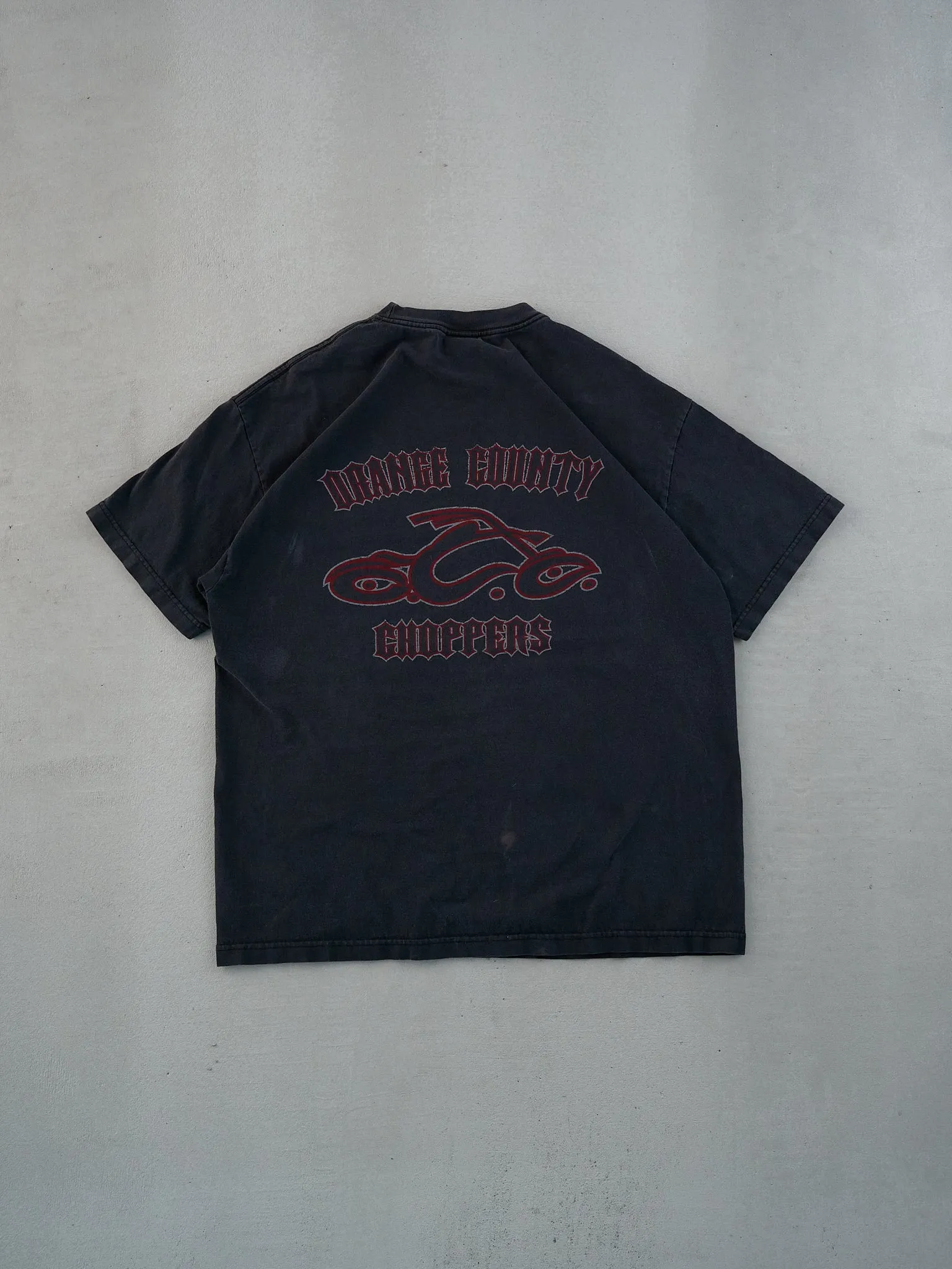 Vintage Washed Black Orange County Chopper Graphic Tee (M) sold by Rebalance Vintage product image thumbnail 2