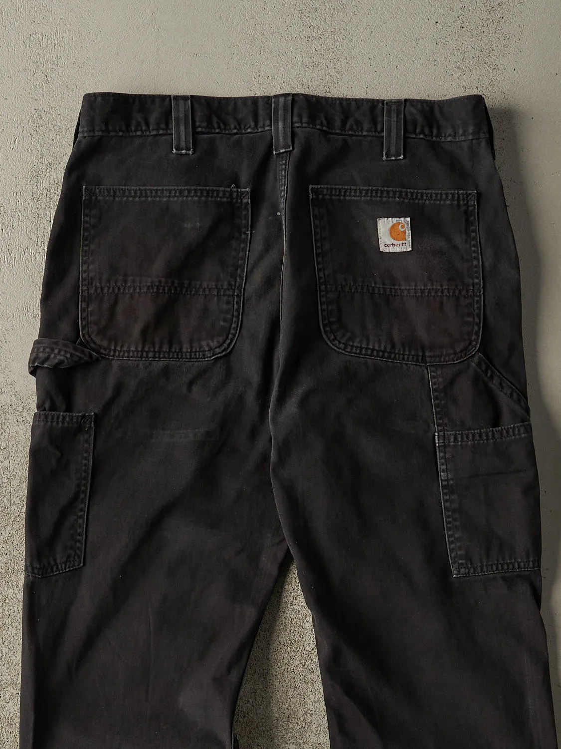 Vintage Y2K Faded Black Carhartt Carpenter Pants (32x31) sold by Rebalance Vintage product image thumbnail 4