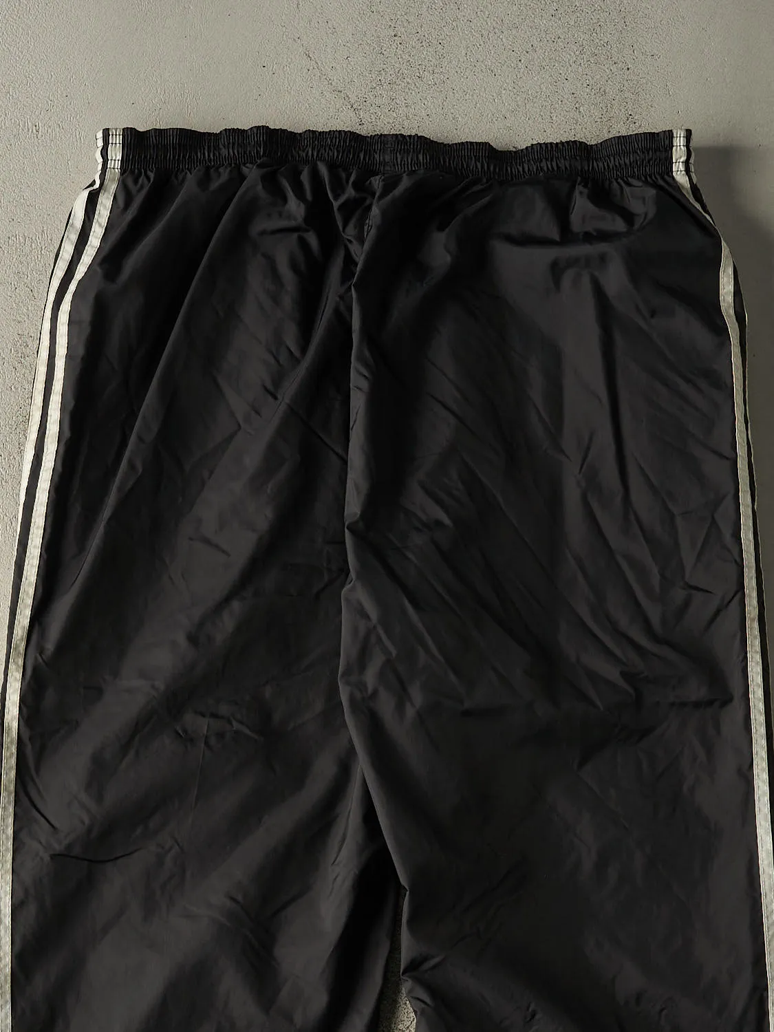 Vintage 90s Black Adidas Striped Track Pants (36x32.5) sold by Rebalance Vintage product image thumbnail 4
