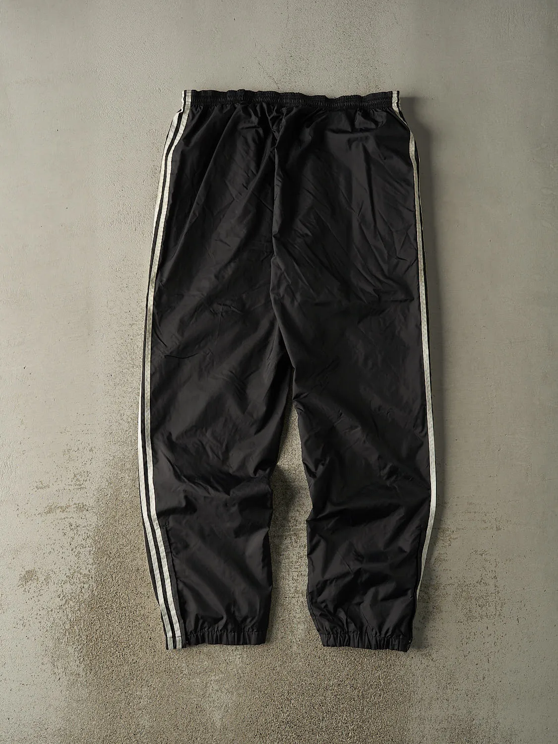 Vintage 90s Black Adidas Striped Track Pants (36x32.5) sold by Rebalance Vintage product image thumbnail 2