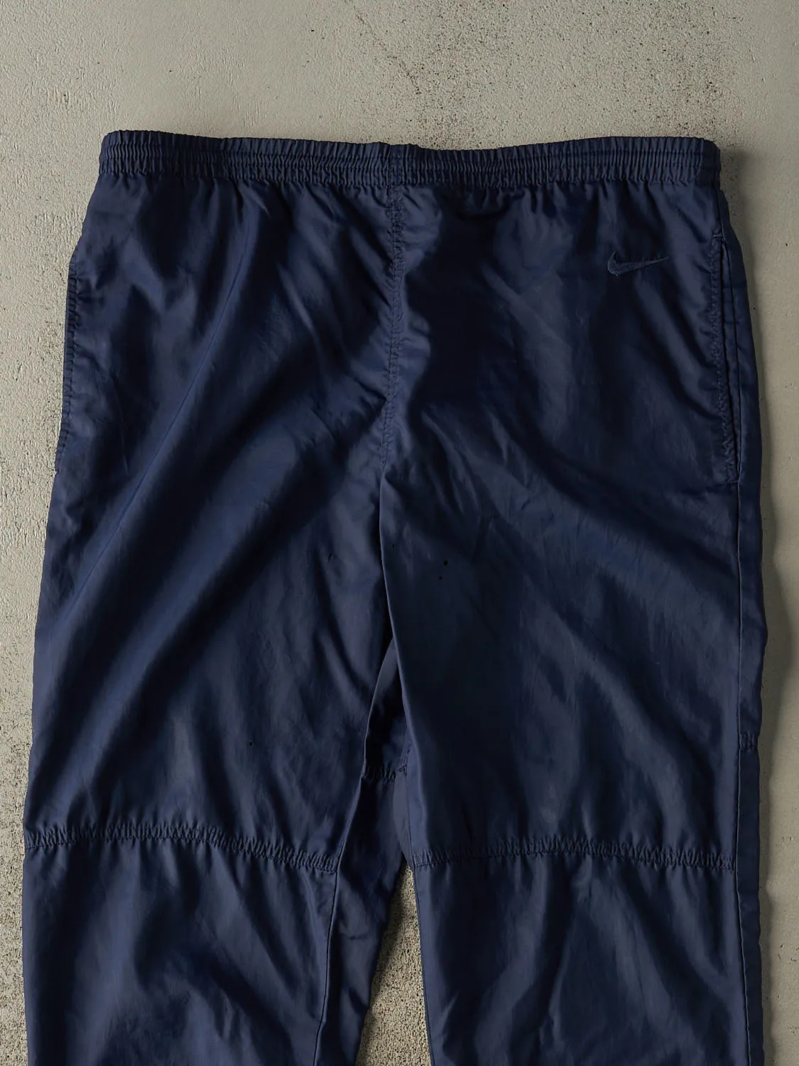 Vintage 90s Navy Blue Nike Embroidered Track Pants (35x32) sold by Rebalance Vintage product image thumbnail 3